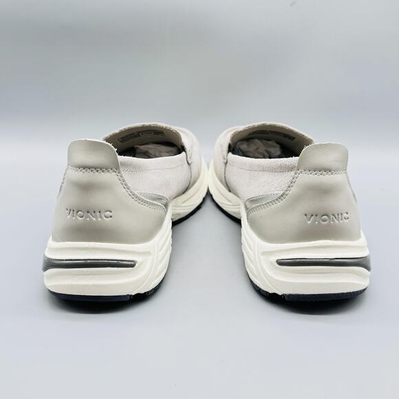 Vionic Shoes Womens 10.5 Gray Suede 23Walk Casual Loafer Sneaker Sole Orthotic - Picture 7 of 12